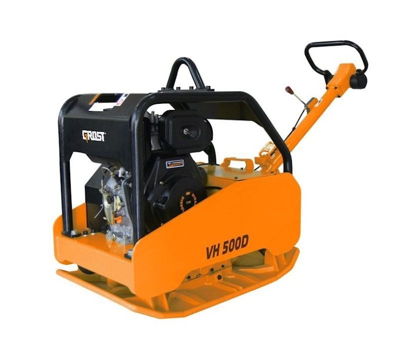 Виброплита реверсивная дизельная GROST VH 500D