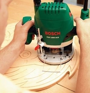 Инструкция по эксплуатации / работа с инструментом Ручной фрезер Bosch POF 1400 AСE  