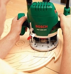 Инструкция по эксплуатации / работа с инструментом Ручной фрезер Bosch POF 1400 AСE